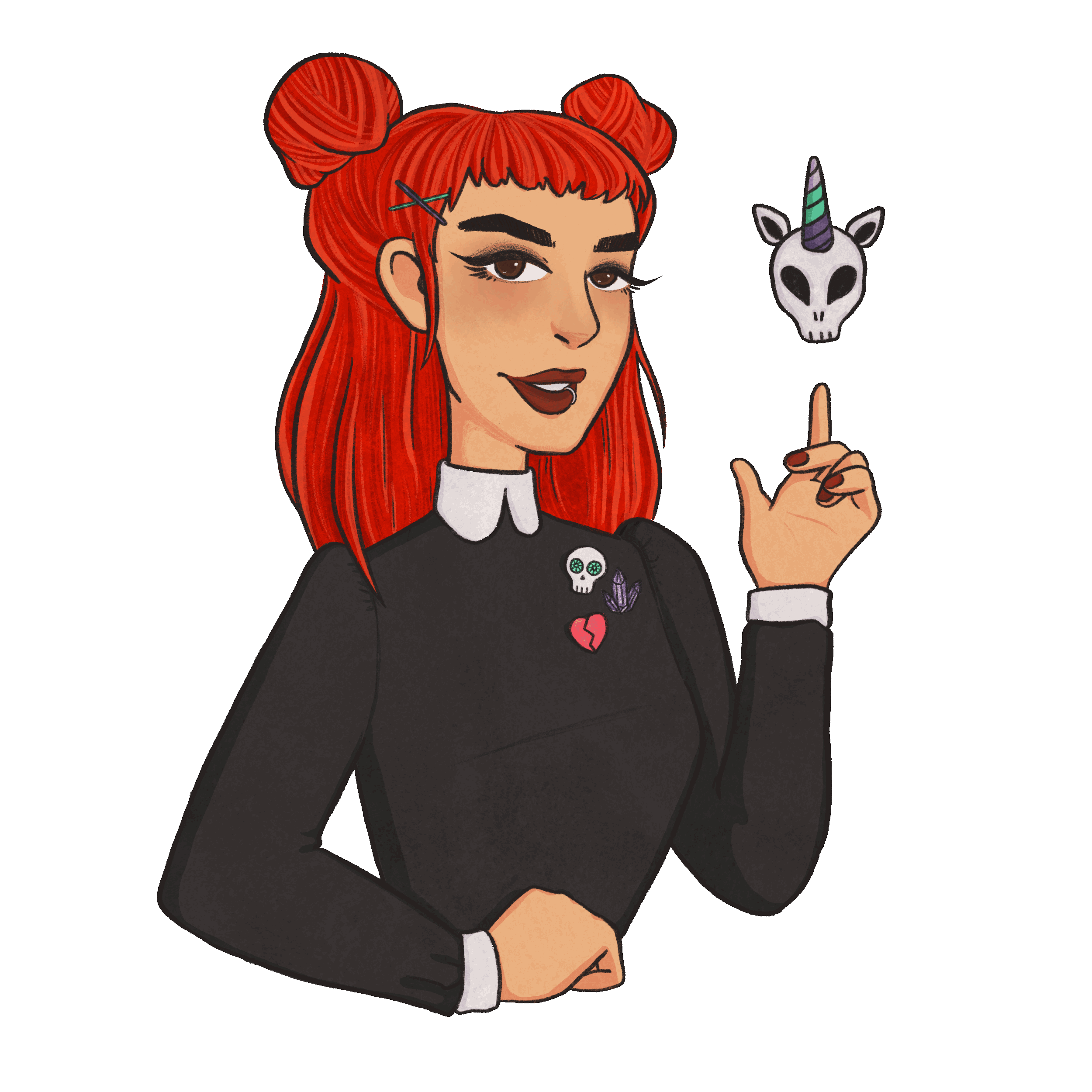 illustrated portrait of MaiAda